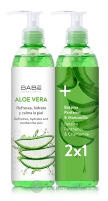 BABÉ TELO ALOE VERA GÉL 100% 2x300 ml, 1x1 set