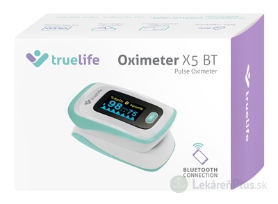 TrueLife Oximeter X5 BT pulzny oxymeter s Bluetooth 1x1 ks