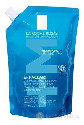 LA ROCHE-POSAY EFFACLAR gél náhradná náplň (inov. 2023) 1x400 ml