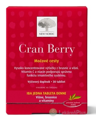 NEW NORDIC Cran Berry tbl 1x30 ks