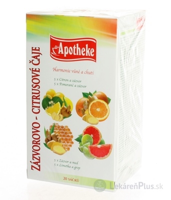 APOTHEKE PREMIER SELECTION ČAJ ZÁZVOR-CITRUS ZMES 20x2 g (40 g)