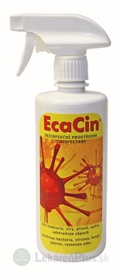 EcaCin dezinfekčný roztok (rozprašovač) 1x500 ml