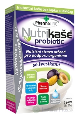 Nutrikaša probiotic - so slivkami 3x60 g (180 g)