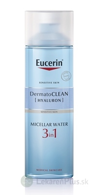 Eucerin DermatoCLEAN HYALURON Micelárna VODA 3v1 citlivá pleť 1x200 ml