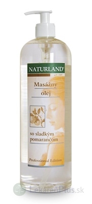 NATURLAND MASÁŽNY OLEJ SO SLADKYM POMARANCOM 1x1000 ml