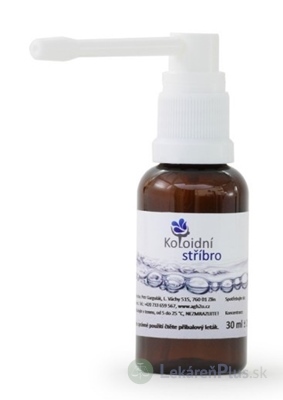 Koloidné striebro U sprej 10 ppm s aplikátorom 1x30 ml