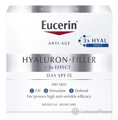 Eucerin HYALURON-FILLER Denný krém Anti-Age pre suchú pleť 1x50 ml