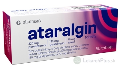 ATARALGIN tbl 325 mg/130 mg/70 mg (blis.PVC/Al) 1x50 ks