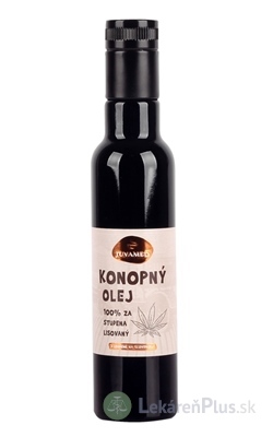 JUVAMED KONOPNÝ OLEJ 100 % za studena lisovaný 1x250 ml
