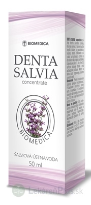 BIOMEDICA DENTA SALVIA concentrate šalviová ústna voda 1x50 ml