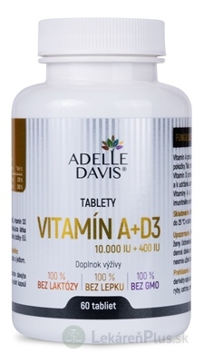 Adelle Davis VITAMÍN A+D3 tbl 1x60 ks