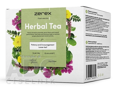 Zerex čaj Potencia a povzbudenie bylinná zmes, sypaná 1x50 g