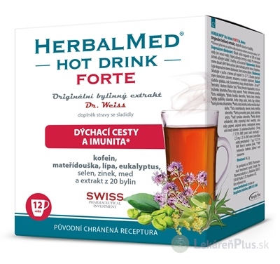 HERBALMED HotDrink FORTE - Dr.Weis vrecúška 1x12 ks