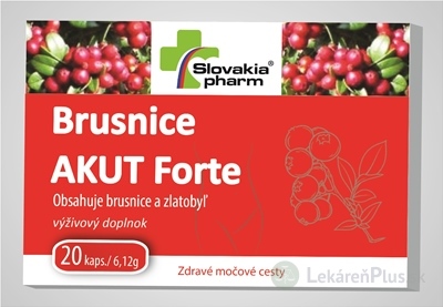 Slovakiapharm Brusnice AKUT Forte cps 1x20 ks