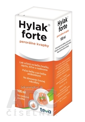 HYLAK FORTE gtt por (liek.) 1x100 ml