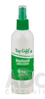 TOP GOLD Deodorant s chlorofylom+Tea Tree Oil sprej 1x150 g