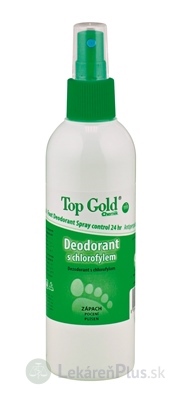 TOP GOLD Deodorant s chlorofylom+Tea Tree Oil sprej 1x150 g