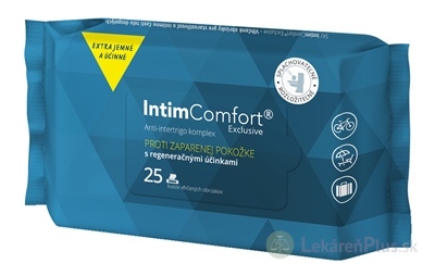 INTIMComfort Vlhčené obrúsky multipack anti-intertrigo komplex 1x25 ks
