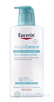 Eucerin AtopiControl Telové mlieko pre suchú pleť 1x400 ml