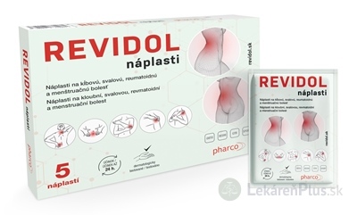 REVIDOL náplasti na úľavu bolesti 1x5 ks