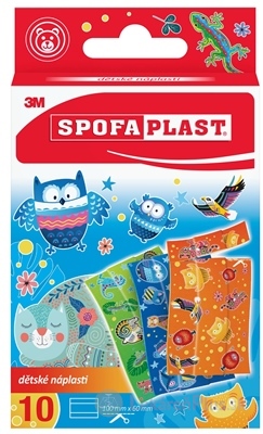 3M SPOFAPLAST č.117 Detské náplasti 10 x 6 cm, 1x10 ks