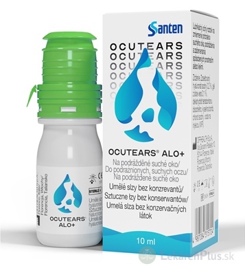 OCUTEARS ALO+ očný roztok, bez konzervačných látok 1x10 ml