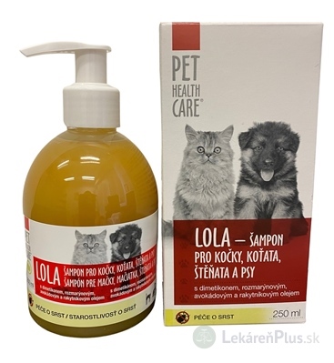 PET HEALTH CARE LOLA šampón pre mačky a psy 1x250 ml