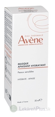 AVENE Upokojujúca hydratačná MASKA citlivá pleť 1x50 ml