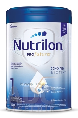 Nutrilon 1 Profutura CESARBIOTIK počiatočná dojčenská výživa (0-6 mesiacov) 4x800 g (3200 g)