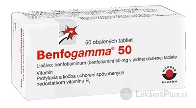 Benfogamma 50 tbl obd 50 mg (blis.) 1x50 ks