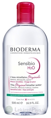 BIODERMA Sensibio H2O micelárna voda pre citlivú pleť (inov.2024) 1x500 ml