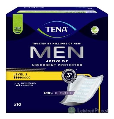 TENA Men Level 2 inkontinenčné vložky pre mužov 1x10 ks