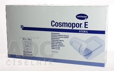 COSMOPOR E STERIL náplasť sterilná s mikrosieťkou (20x10 cm) 1x25 ks