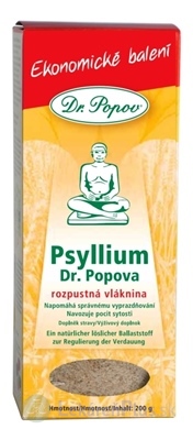 DR. POPOV PSYLLIUM rozpustná vláknina 1x200 g