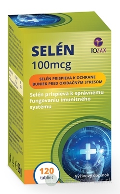 TOZAX Selén 100 mcg tbl 1x120 ks