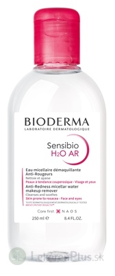 BIODERMA Sensibio H2O AR micelárna pleťová voda na citlivú pleť 1x250 ml