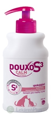 DOUXO S3 CALM Shampoo šampón pre mačky a psy, upokojujúci 1x200 ml