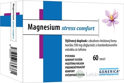 GENERICA Magnesium stress comfort tbl 1x60 ks