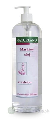 NATURLAND MASÁŽNY OLEJ SO ŠALVIOU 1x1000 ml