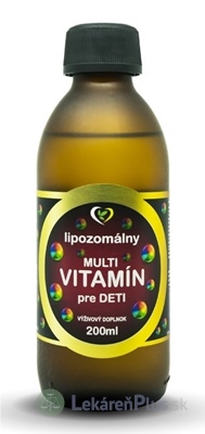 Zdravý svet Lipozomálny MULTIVITAMÍN pre DETI 1x200 ml
