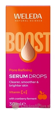 WELEDA Pore Refining SERUM DROPS s vitamínmi C+E 1x30 ml