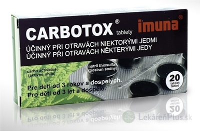CARBOTOX tbl 320 mg (blister PVC/Al) 1x20 ks