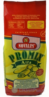 PROMIX Alfa univerzálna mineralizovaná bezgluténová múka 1x1000 g