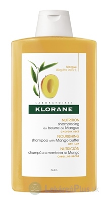 KLORANE SHAMPOOING AU BEURRE DE MANGUE šampón s mangovým maslom na suché vlasy 1x400 ml