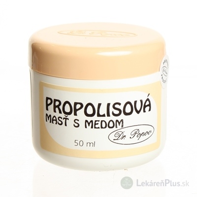 DR. POPOV MASŤ PROPOLISOVÁ s medom 1x50 ml