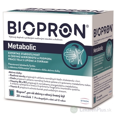 BIOPRON Metabolic prášok vo vrecúškach 1x20 ks