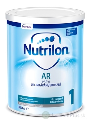 Nutrilon 1 AR mliečna výživa v prášku (od narodenia) (inov. 2019) 1x800 g