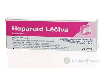 Heparoid Léčiva crm der (tuba Al) 1x30 g