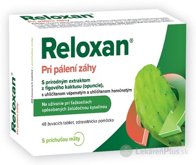 Reloxan žuvacie tablety s príchuťou mäty 1x48 ks