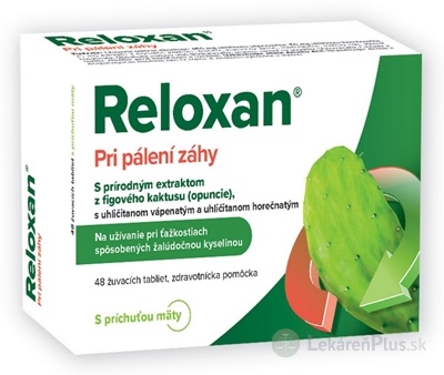 Reloxan žuvacie tablety s príchuťou mäty 1x48 ks